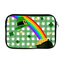 St  Patrick s Day Rainbow Apple Macbook Pro 17  Zipper Case