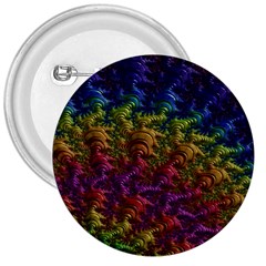 Fractal Art Design Colorful 3  Buttons by Nexatart