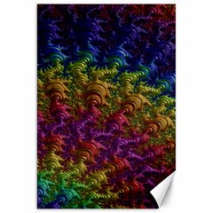 Fractal Art Design Colorful Canvas 20  X 30  