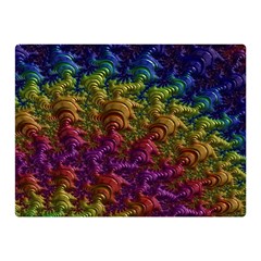 Fractal Art Design Colorful Double Sided Flano Blanket (mini)  by Nexatart