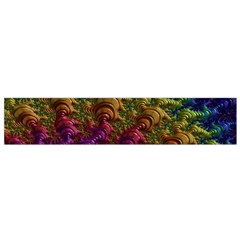 Fractal Art Design Colorful Flano Scarf (small) by Nexatart