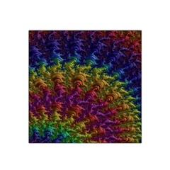 Fractal Art Design Colorful Satin Bandana Scarf