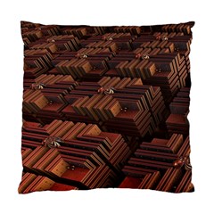 Fractal 3d Render Futuristic Standard Cushion Case (one Side) by Nexatart