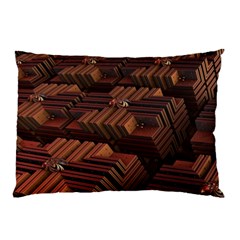 Fractal 3d Render Futuristic Pillow Case by Nexatart