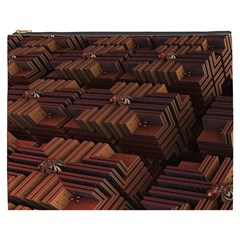 Fractal 3d Render Futuristic Cosmetic Bag (xxxl)  by Nexatart