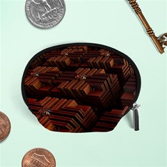 Fractal 3d Render Futuristic Accessory Pouches (small) 