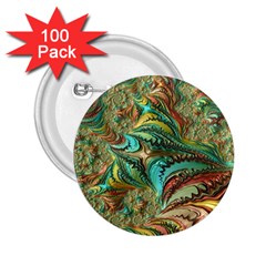 Fractal Artwork Pattern Digital 2 25  Buttons (100 Pack)  by Nexatart