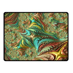 Fractal Artwork Pattern Digital Double Sided Fleece Blanket (small)  by Nexatart