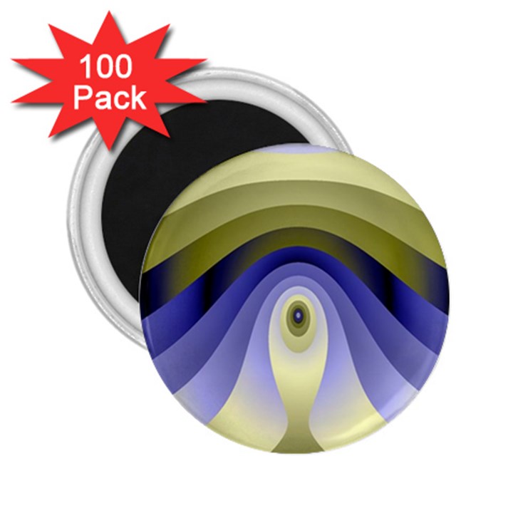 Fractal Eye Fantasy Digital 2.25  Magnets (100 pack) 