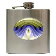 Fractal Eye Fantasy Digital Hip Flask (6 Oz) by Nexatart