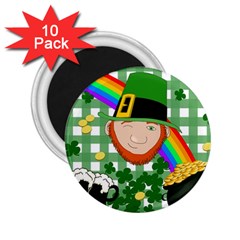 Lucky Irish 2 25  Magnets (10 Pack)  by Valentinaart