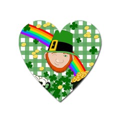 Lucky Irish Heart Magnet by Valentinaart