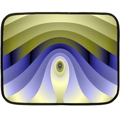 Fractal Eye Fantasy Digital Fleece Blanket (mini) by Nexatart