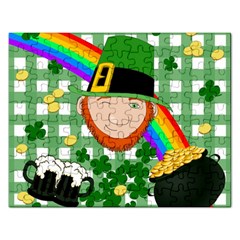 Lucky Irish Rectangular Jigsaw Puzzl by Valentinaart