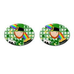 Lucky Irish Cufflinks (oval) by Valentinaart