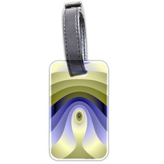 Fractal Eye Fantasy Digital Luggage Tags (two Sides) by Nexatart