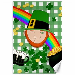 Lucky Irish Canvas 20  X 30   by Valentinaart