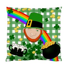 Lucky Irish Standard Cushion Case (two Sides) by Valentinaart