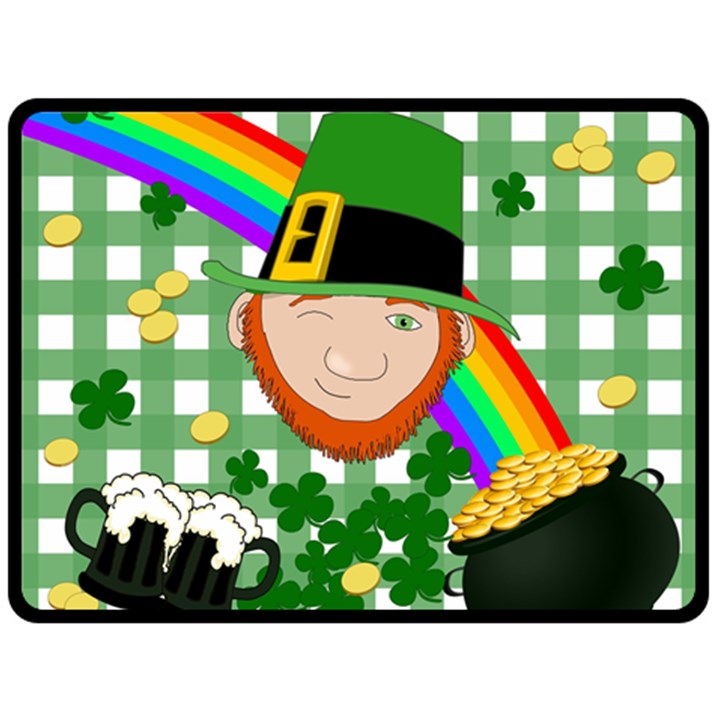 Lucky Irish Fleece Blanket (Large) 