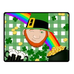 Lucky Irish Fleece Blanket (small) by Valentinaart