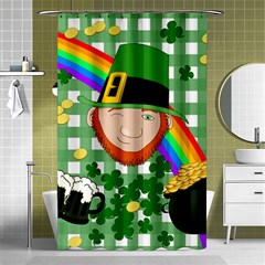 Lucky Irish Shower Curtain 48  X 72  (small)  by Valentinaart