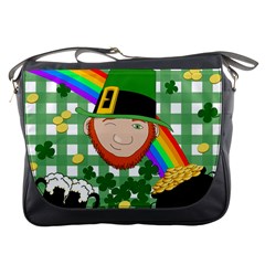 Lucky Irish Messenger Bags by Valentinaart