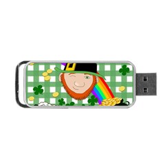 Lucky Irish Portable Usb Flash (one Side) by Valentinaart