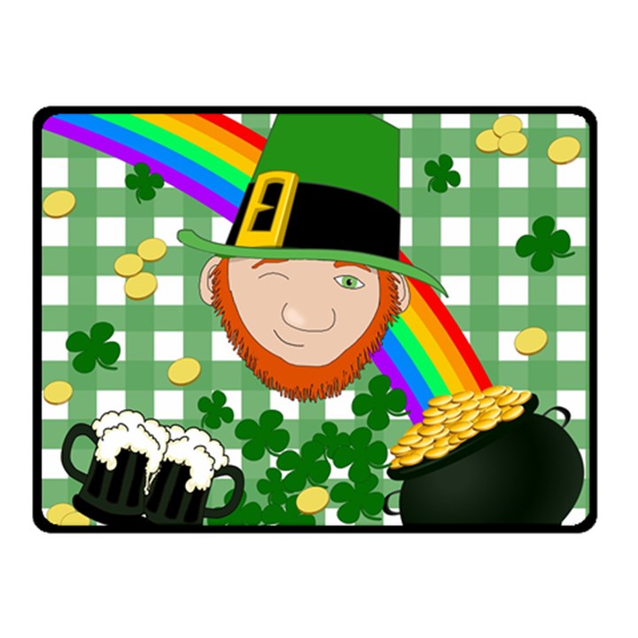 Lucky Irish Double Sided Fleece Blanket (Small) 