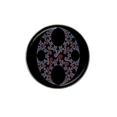 Fractal Complexity Geometric Hat Clip Ball Marker (4 Pack) by Nexatart