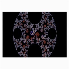 Fractal Complexity Geometric Large Glasses Cloth