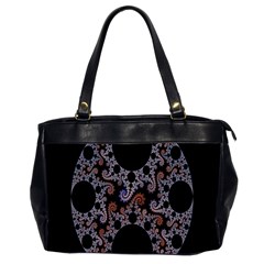 Fractal Complexity Geometric Office Handbags (2 Sides) 