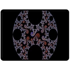 Fractal Complexity Geometric Fleece Blanket (large) 