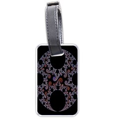 Fractal Complexity Geometric Luggage Tags (one Side) 