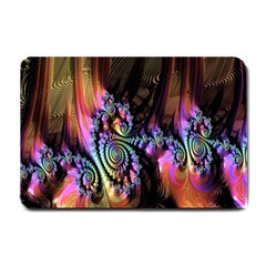 Fractal Colorful Background Small Doormat 