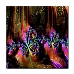 Fractal Colorful Background Face Towel