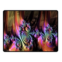 Fractal Colorful Background Fleece Blanket (small) by Nexatart