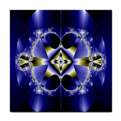 Fractal Fantasy Blue Beauty Tile Coasters