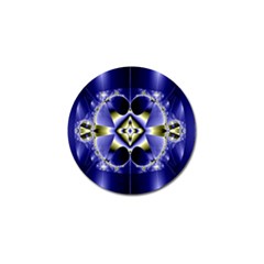 Fractal Fantasy Blue Beauty Golf Ball Marker (10 Pack) by Nexatart