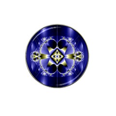 Fractal Fantasy Blue Beauty Hat Clip Ball Marker by Nexatart