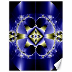 Fractal Fantasy Blue Beauty Canvas 18  X 24  