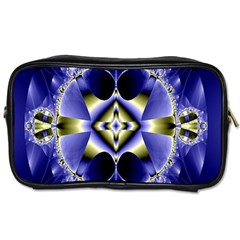 Fractal Fantasy Blue Beauty Toiletries Bags