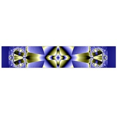 Fractal Fantasy Blue Beauty Flano Scarf (large)