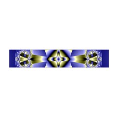 Fractal Fantasy Blue Beauty Flano Scarf (mini) by Nexatart