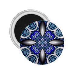 Fractal Cathedral Pattern Mosaic 2 25  Magnets by Nexatart