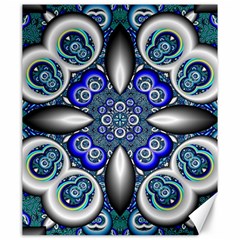 Fractal Cathedral Pattern Mosaic Canvas 20  X 24   by Nexatart