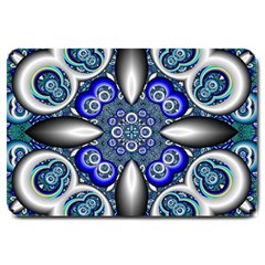 Fractal Cathedral Pattern Mosaic Large Doormat 