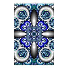 Fractal Cathedral Pattern Mosaic Shower Curtain 48  X 72  (small)  by Nexatart