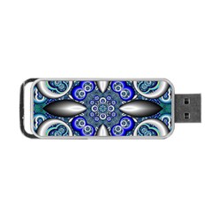 Fractal Cathedral Pattern Mosaic Portable Usb Flash (one Side) by Nexatart