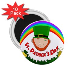 St  Patrick 2 25  Magnets (10 Pack)  by Valentinaart