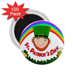 St  Patrick 2 25  Magnets (100 Pack)  by Valentinaart